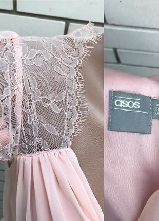 Мереживна шифонова легка сукня asos8 фото