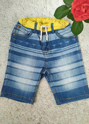 Джинсовые шорты на мальчика 5-6 лет, рост 116 см. zara boys