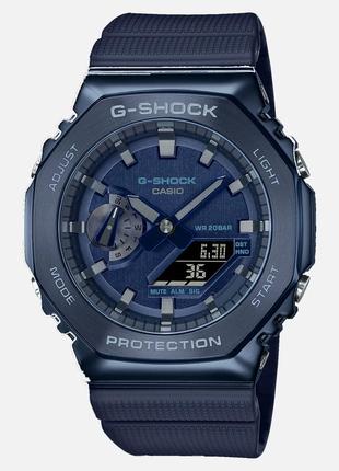 Casio g-shock gm-2100n-2adr oak чоловічий наручний годинник оригінал металевий корпус5 фото