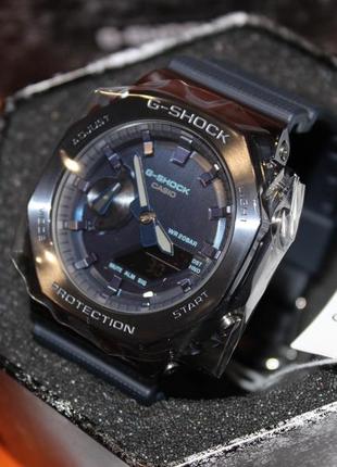 Casio g-shock gm-2100n-2adr oak чоловічий наручний годинник оригінал металевий корпус9 фото