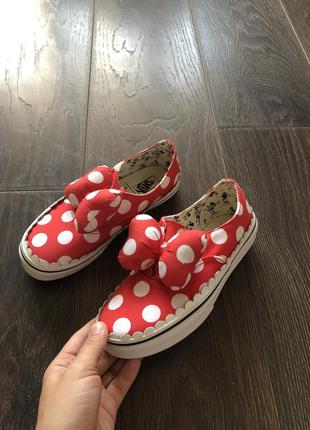 Кеді сліпони vans minnie mouse - 32/19.5 см