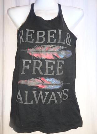 Майка с принтом here & there