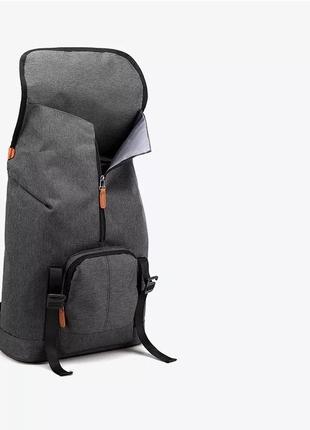 Модный женский и мужской рюкзак для ноутбука, однотонная водонепроницаемая нейлоновая сумка, деловой рюкзак, школьный ранец5 фото