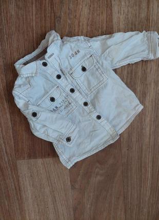 Рубашка  next 6-9  м