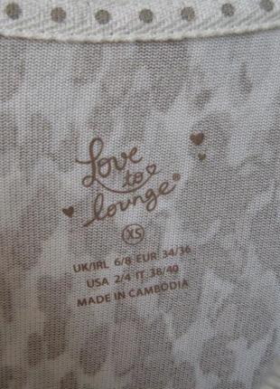 Піжамний светр primark love to lounge хс2 фото