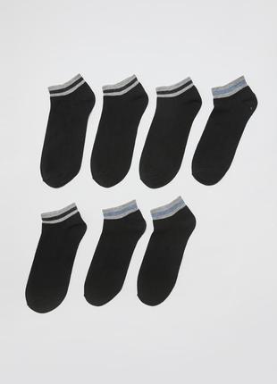 39 - 42 розмір нові фірмові чоловічі спортивны шкарпетки в смужку носки 7 пар lc waikiki вайкікі