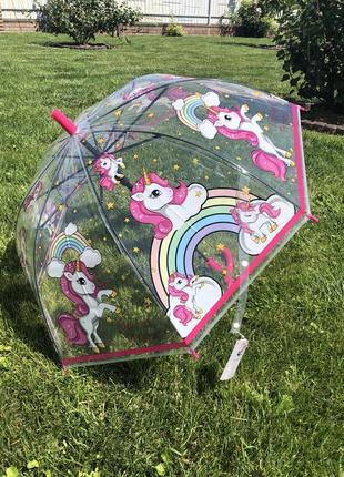 Детский прозрачный зонт
