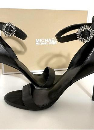 Чорнi босонiжки michael kors viola sandal black оригiнал, 39 розмiр