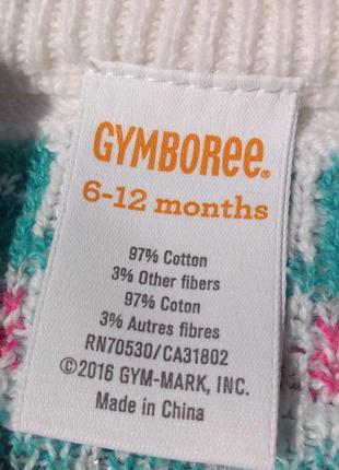 Gymboree. трикотажная нарядная кофта на пуговках на 6-12 мес2 фото