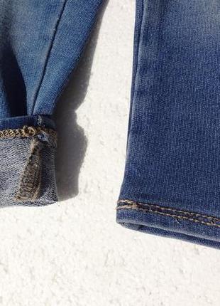 H&m. джеггинсы, лосины джинсовые 9-12 месяцев. 80 размер.3 фото