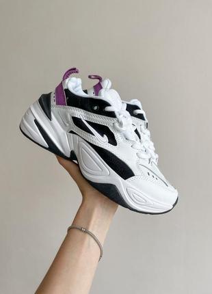 Женские кроссовки nike m2k tekno white black 36-37-381 фото