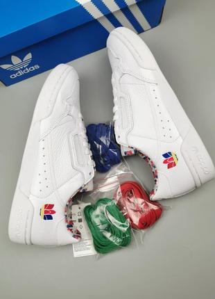 Кросівки оригінал adidas originals continental 80 colorful trefoil fy2837