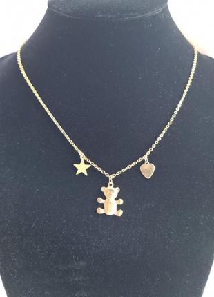 Кольє медведик, біжутерія сша