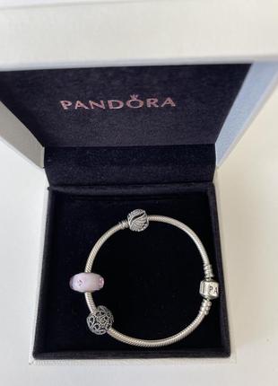 Браслет з намистинами pandora. оригінал!
