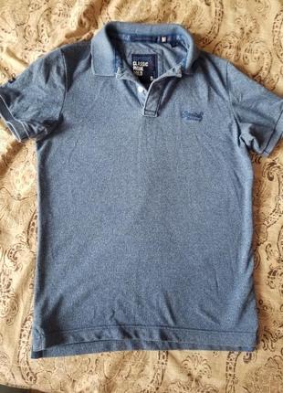 Футболка поло superdry, m,