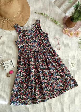 Сарафан в квіточку, h&m 8/10л