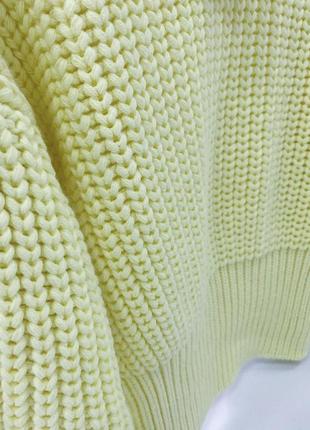 Zara желтый свитер s - m6 фото
