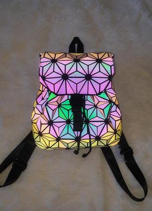 Светоотражающий рюкзак, рюкзак-хамелеон, bao bao1 фото