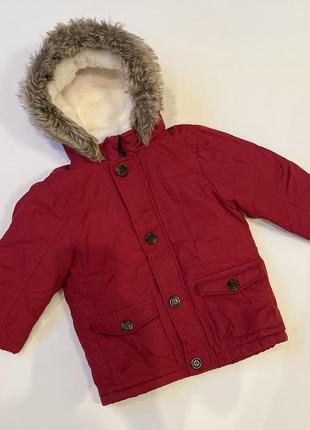 Зимова парку для хлопчика topolino р-р 92 куртка тополина