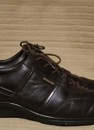 Темно-коричневые спортивные кожаные туфли mephisto франция 9 р.6 фото