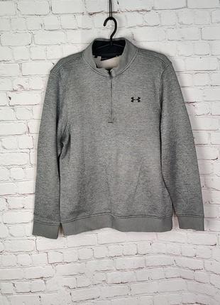 Мужской флисовый свитер олимпийка зипка under armour storm 1/4 zip fleece sweater