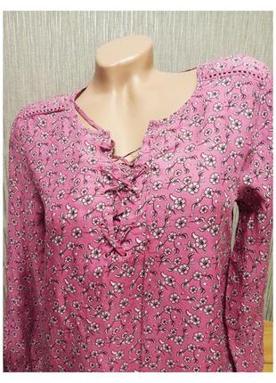 Розпродаж гарненька жіноча кофточка блуза з довгим рукавом невеликий розмір2 фото