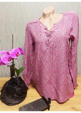 Розпродаж гарненька жіноча кофточка блуза з довгим рукавом невеликий розмір3 фото