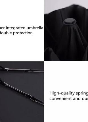 Зонт xiaomi автоматический черный. диаметр 105 см, мужской зонт, без логотипа xiaomi5 фото