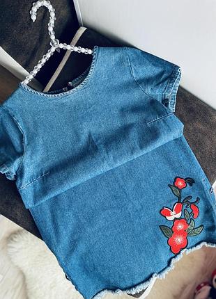 Джинсовий сарафан