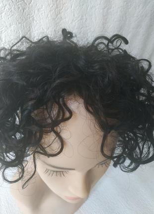 Парик накладка топер шиньон 100%натуральный волос3 фото