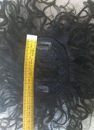 Парик накладка топер шиньон 100%натуральный волос7 фото