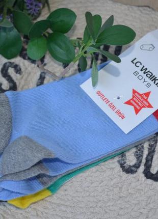 30-33 р нові фірмові дитячі короткі базові шкарпетки для хлопчика lc waikiki вайкіки носки5 фото