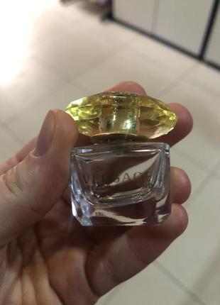 Флакончик, мініатюрка versace yellow diamond порожній