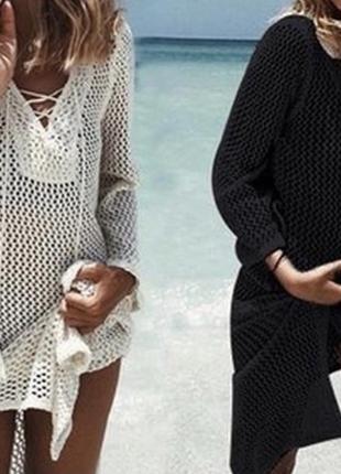 Стильные шикарные пляжные туники