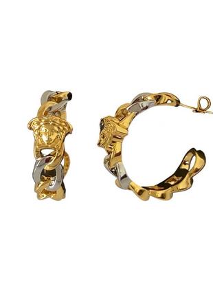 Серьги в стиле versace 2