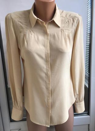 Шовкова сорочка, бежева блуза, шовк, шовкова блуза, шовк
