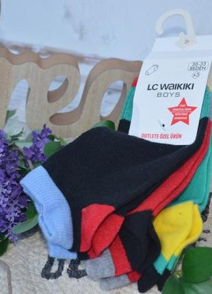 30-33 р нові фірмові дитячі короткі базові шкарпетки для хлопчика lc waikiki вайкіки носки4 фото