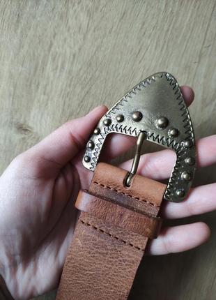 Красивый женский кожаный ремень legend , германия. размер 85