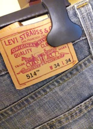 Голубые легкие, винтажные шорты levis 514 раз.346 фото