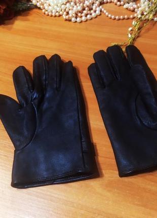 Шикарні темнокоричневі мужські шкіряні рукавички чоловічі рукавиці натуральна шкіра м/л нові етикетка4 фото