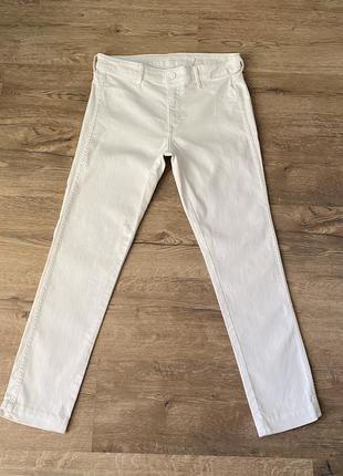 Белые джинсы skinny high ankle jeans h&m1 фото