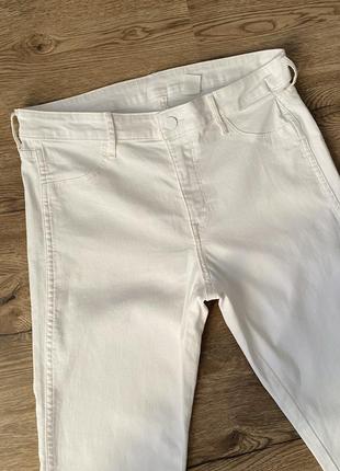 Белые джинсы skinny high ankle jeans h&m4 фото