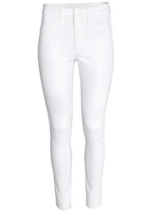 Белые джинсы skinny high ankle jeans h&m6 фото