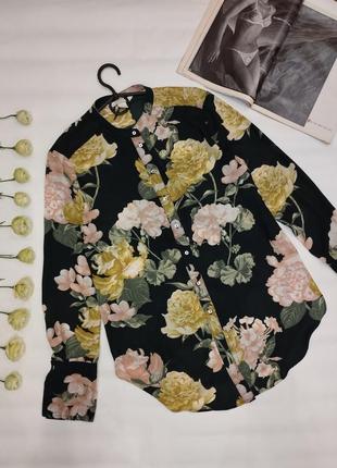 Вішукана блуза в квіти1 фото