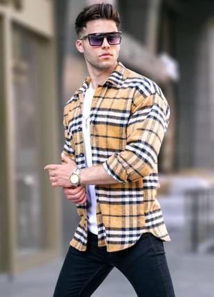 Мужская рубашка в клетку