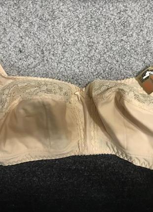 Бюстгальтер бежевый новый хлопковый elita