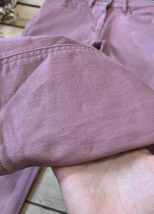 Штани штани джинси завужені скінні рожеві пудрові4 фото