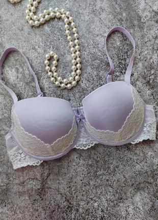 Светло-сиреневый бюстгальтер hunkemoller 70c