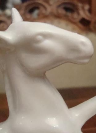 Старовинна статуетка конячка кінь кінь фарфор німеччина7 фото