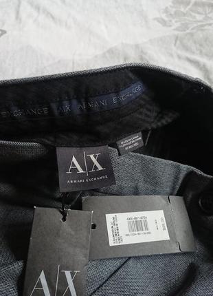Брендові фірмові котонові брюки armani exchange,оригінал,нові з бірками,розмір 36/32.100% котон .8 фото